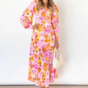 Petal & Pup Floral Midi Dress